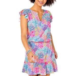 Lilly Pulitzer Vibrant Floral Mini Dress